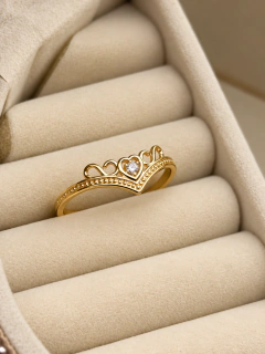 ANILLO CORONITA LOVE - ENCHAPADO en internet