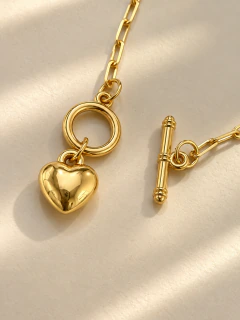 CONJUNTO LONG CHAIN CUORA - ENCHAPADO EN ORO en internet