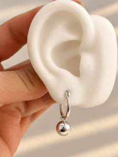 ARGOLLAS MAXI MEITAL 1,5 CM - ACERO BLANCO - comprar online