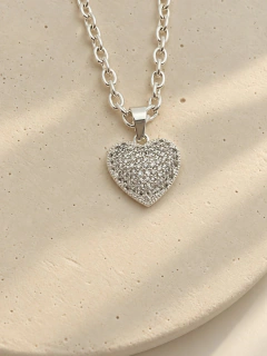 CONJUNTO BIG LOVE SHINE - ACERO BLANCO - Hosanna Joyas