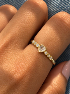 ANILLO LOVELY SHINE - ENCHAPADO EN ORO - comprar online