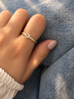 ANILLO LOVELY SHINE - ENCHAPADO EN ORO en internet