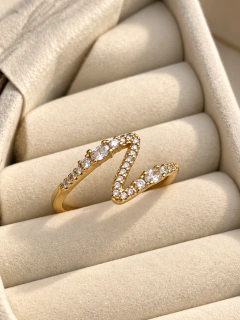 ANILLO LEAH - ENCHAPADO EN ORO
