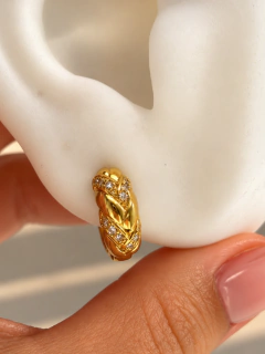 ARGOLLAS FIGI 1,5 CM - ACERO DORADO - comprar online