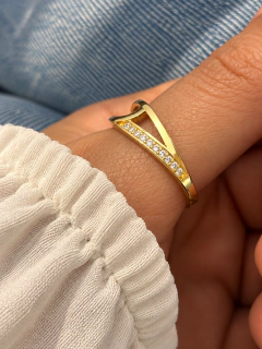 ANILLO MARLA - ENCHAPADO EN ORO - Hosanna Joyas
