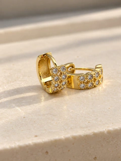 ARGOLLAS ZULU 1,2 CM - ACERO DORADO en internet