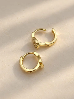 ARGOLLAS ARANE 1,2 CM - ACERO DORADO en internet