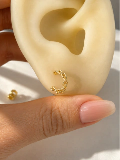 PASANTE SEMI-ARGOLLA STRING 1,1CM - ENCHAPADO - Hosanna Joyas