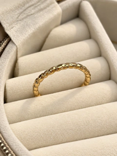 ANILLO HABEL - ACERO DORADO en internet
