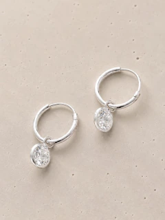 ARGOLLAS PARIS CIRCULO 1,2 CM - PLATA