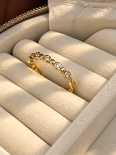 ANILLO BELUTTI - ACERO DORADO en internet