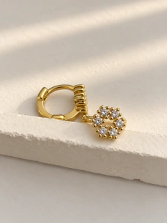 ARGOLLAS BEATA 1,1 CM - ENCHAPADO - Hosanna Joyas
