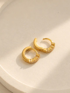 ARGOLLAS VASPER 1,1 CM - ENCHAPADO - Hosanna Joyas