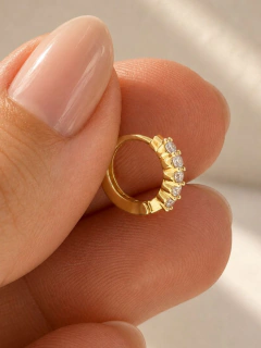 ARGOLLAS TOKIO 1CM - ENCHAPADO - Hosanna Joyas