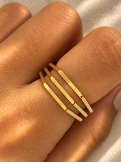 ANILLO MERCURY - ACERO DORADO - comprar online