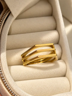 ANILLO MERCURY - ACERO DORADO - tienda online