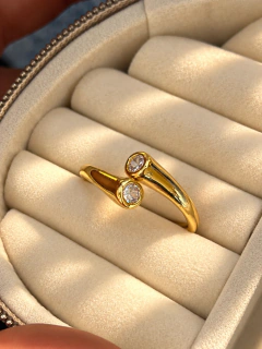 ANILLO SKINER - ACERO DORADO