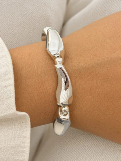 PULSERA ELASTIZADA MAGNETIC - ACERO BLANCO - tienda online