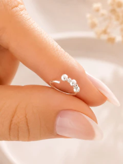 ARGOLLA SOLITARIA DEVIN 0.8CM - PLATA - tienda online