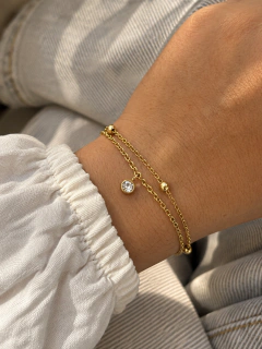 PULSERA LEVAR - ACERO DORADO en internet