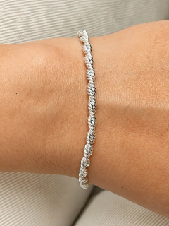 PULSERA CASSIE - ACERO BLANCO - tienda online