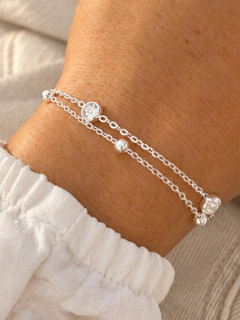 PULSERA GIRONI - ACERO BLANCO