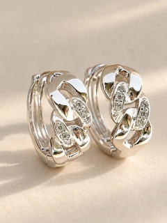 ARGOLLAS WESLA 1,7 CM - ACERO BLANCO