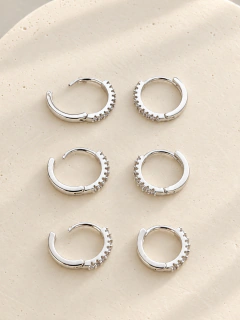 ARGOLLAS DASYA - BRONCE BLANCO - Hosanna Joyas