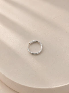 ARGOLLA SOLITARIA SMOOTH 0.8CM - PLATA en internet
