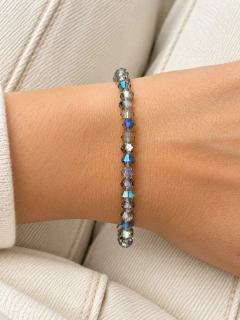 PULSERA ROXI AZUL GRISÁCEO - PLATA - comprar online
