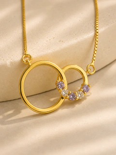 CONJUNTO SHINE CIRCLES - ENCHAPADO en internet
