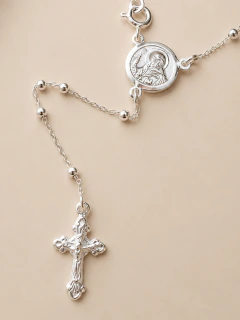 CADENA ROSARIO BENITO 2MM - PLATA