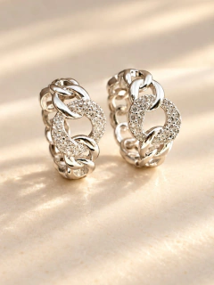 ARGOLLAS WESLY 1,7 CM - ACERO BLANCO