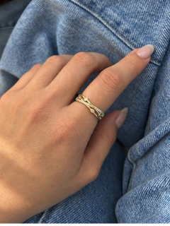ANILLO MEGAN - ENCHAPADO - comprar online