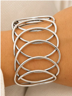 ESCLAVA ANISH - ACERO BLANCO - tienda online