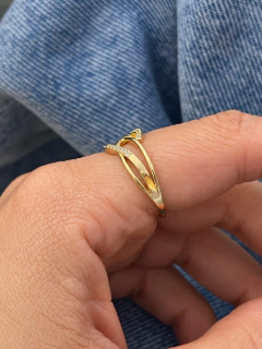 ANILLO VESTA - ENCHAPADO - Hosanna Joyas