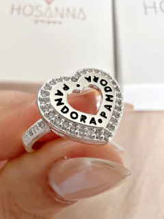 ANILLO PANDORA CORAZON - PL