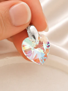 DIJE ACRILICO CORI TORNASOL - ACERO BLANCO
