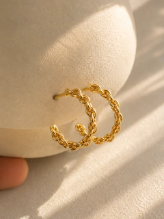 PASANTE SEMI-ARGOLLA STRING 1,4CM - ENCHAPADO en internet