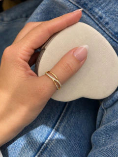 ANILLO ATELIER - ENCHAPADO - Hosanna Joyas