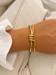 ESCLAVA NUDI - ACERO DORADO - comprar online