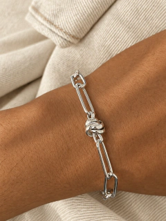 PULSERA LONG CHAIN NUDITO CON MARINERO - PLATA - comprar online