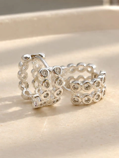ARGOLLAS MELEK 1,1 CM - ACERO BLANCO