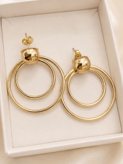 AROS AMIN - ACERO DORADO - comprar online