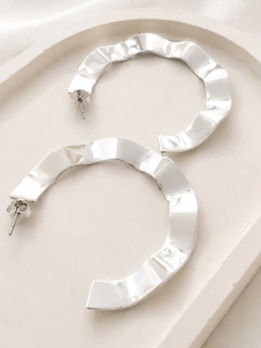 AROS STOR - ACERO BLANCO - Hosanna Joyas
