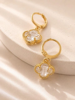 ARGOLLAS VAN CLEFF CRISTAL - ACERO DORADO en internet