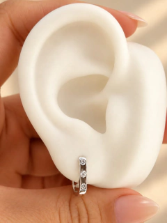 ARGOLLAS KALA 1,3 CM - ACERO BLANCO - comprar online