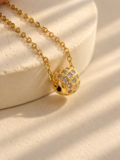 CONJUNTO SHINE BALL - ACERO DORADO - comprar online