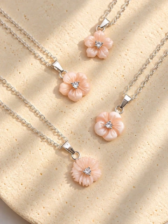 CONJUNTO ANÉMONA ROSA - ACERO BLANCO - comprar online