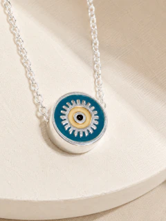 CONJUNTO ELIOS CELESTE - ACERO BLANCO - comprar online